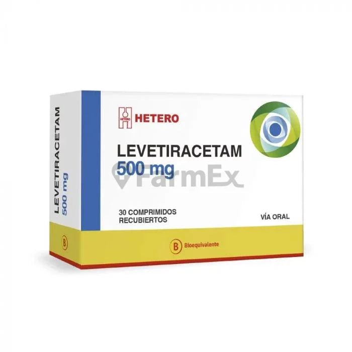 Levetiracetam 500 mg x 30 comprimidos "Ley Cenabast" HETERO